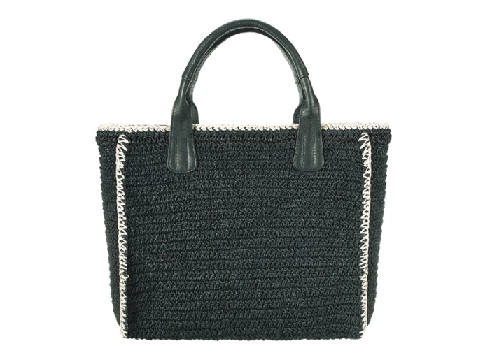 SEABREEZE SHOPPER RAFFIABAST BLACK